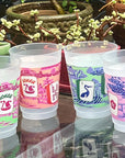The Ming Frosted Mahjong Cups - Set of 8