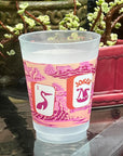 The Ming Frosted Mahjong Cups - Set of 8