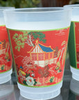 The Aimee Frosted Mahjong Cups - Set of 8