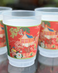 The Aimee Frosted Mahjong Cups - Set of 8