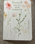 Wedding Party Proposal Card - Watercolor Flowers