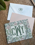 The Rosemary Robert Morris Monogram Notecards