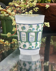 Catwalk Abstract Frosted Mahjong Cups - Set of 8