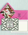 The Palm Beach Duogram Notecards with Lined Envelopes