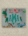 The Anna Monogram Mahjong Card Sticker