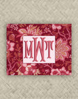 The Constance Monogram Mahjong Card Sticker