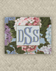 The Hayley Hydrangea Monogram Mahjong Card Sticker