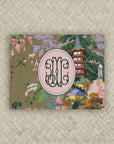 The Khaki Pagoda Duogram Mahjong Card Sticker