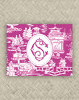 The Ming Berry & Pink Duogram Mahjong Card Sticker