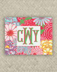 The Summer Monogram Mahjong Card Sticker