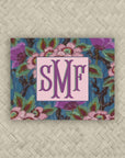 The Violet Monogram Mahjong Card Sticker