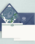 The Matilda Monogrammed Notecards with Lined Envelopes