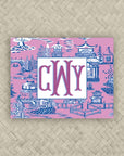 The Ming Rose & Royal Monogram Mahjong Card Sticker