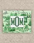 The Ming Pistachio & Green Monogram Mahjong Card Sticker