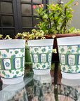 Catwalk Abstract Frosted Mahjong Cups - Set of 8