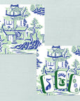 Preppy Pagoda Mahjong Coasters - Set of 8