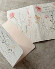 Wedding Party Proposal Card - Watercolor Flowers