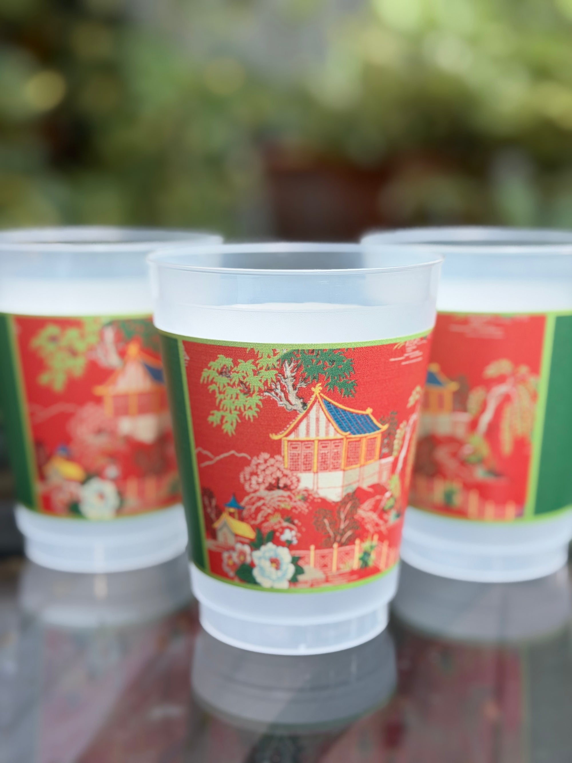 The Aimee Frosted Mahjong Cups - Set of 8