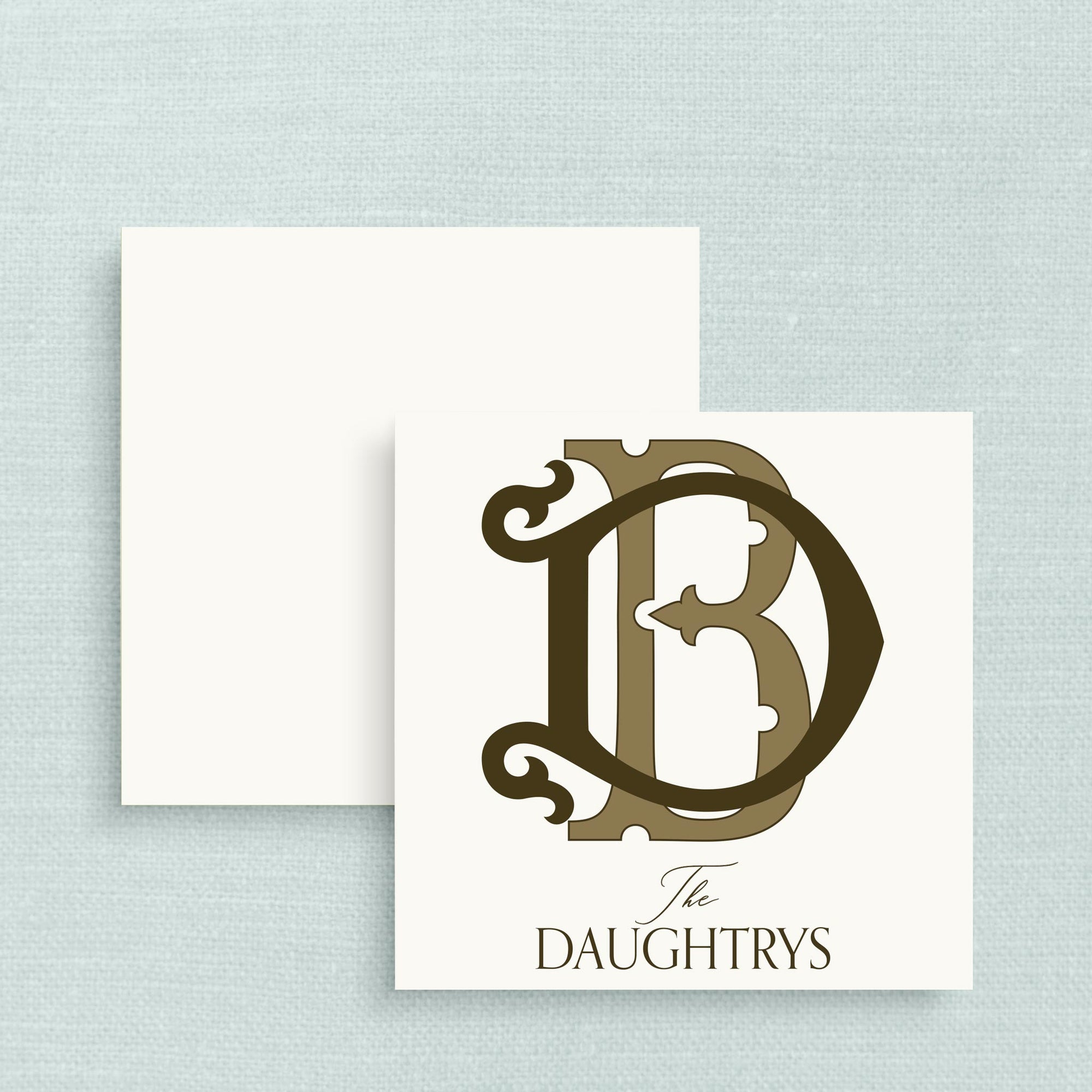 The Chocolate &amp; Coffee Duogram Gift Tag