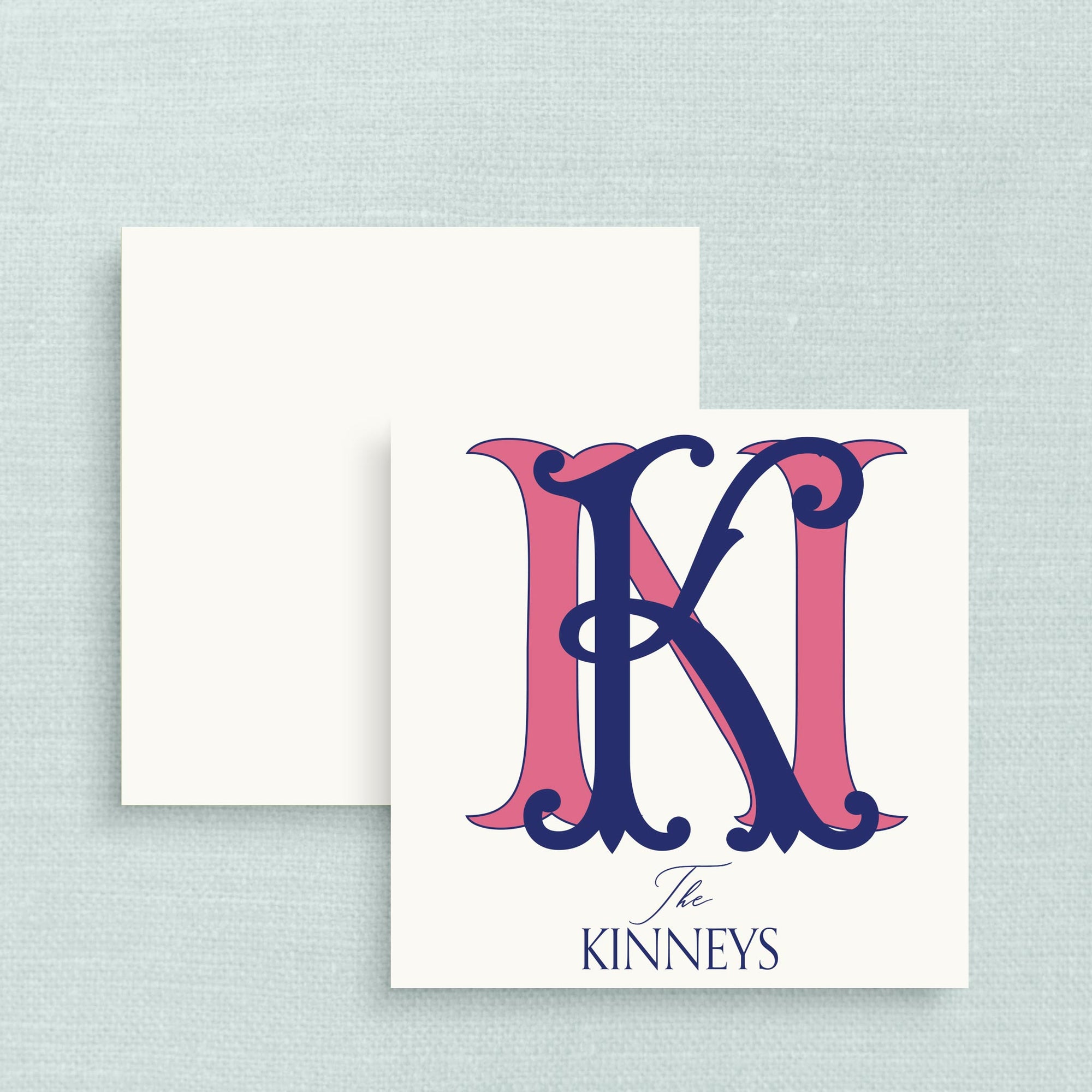 The Pink &amp; Blue Duogram Gift Tag