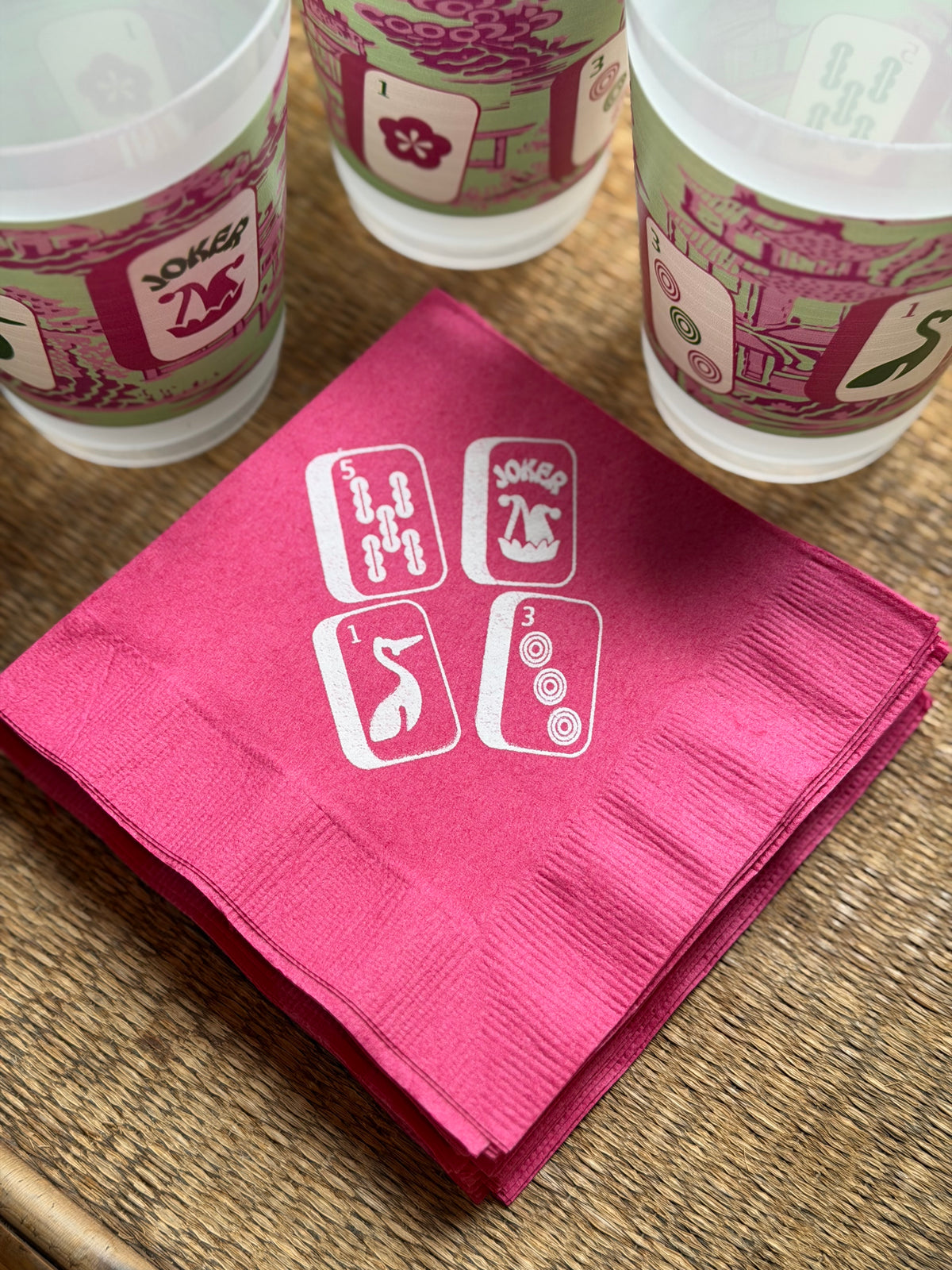 Mahjong Cocktail Napkins
