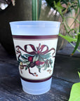 Traditional Holiday Bow Party Cups - Set of 8