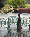 Catwalk Abstract Frosted Mahjong Cups - Set of 8