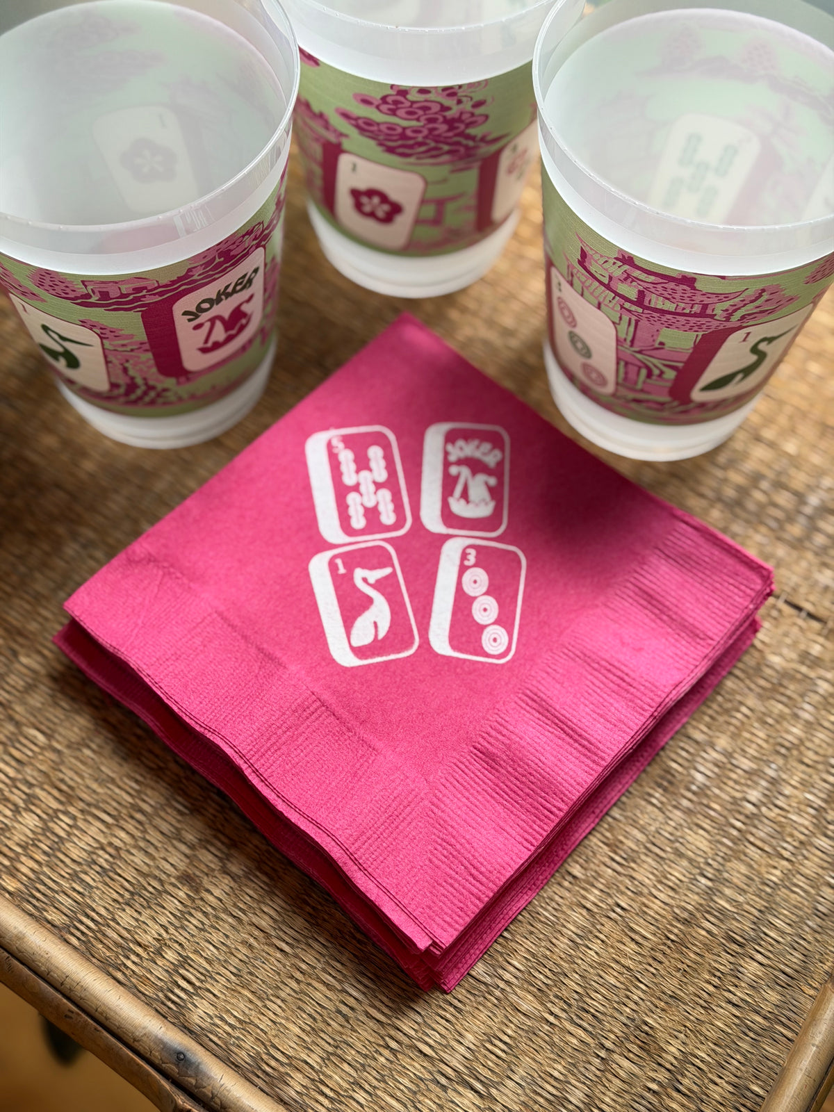 Mahjong Cocktail Napkins