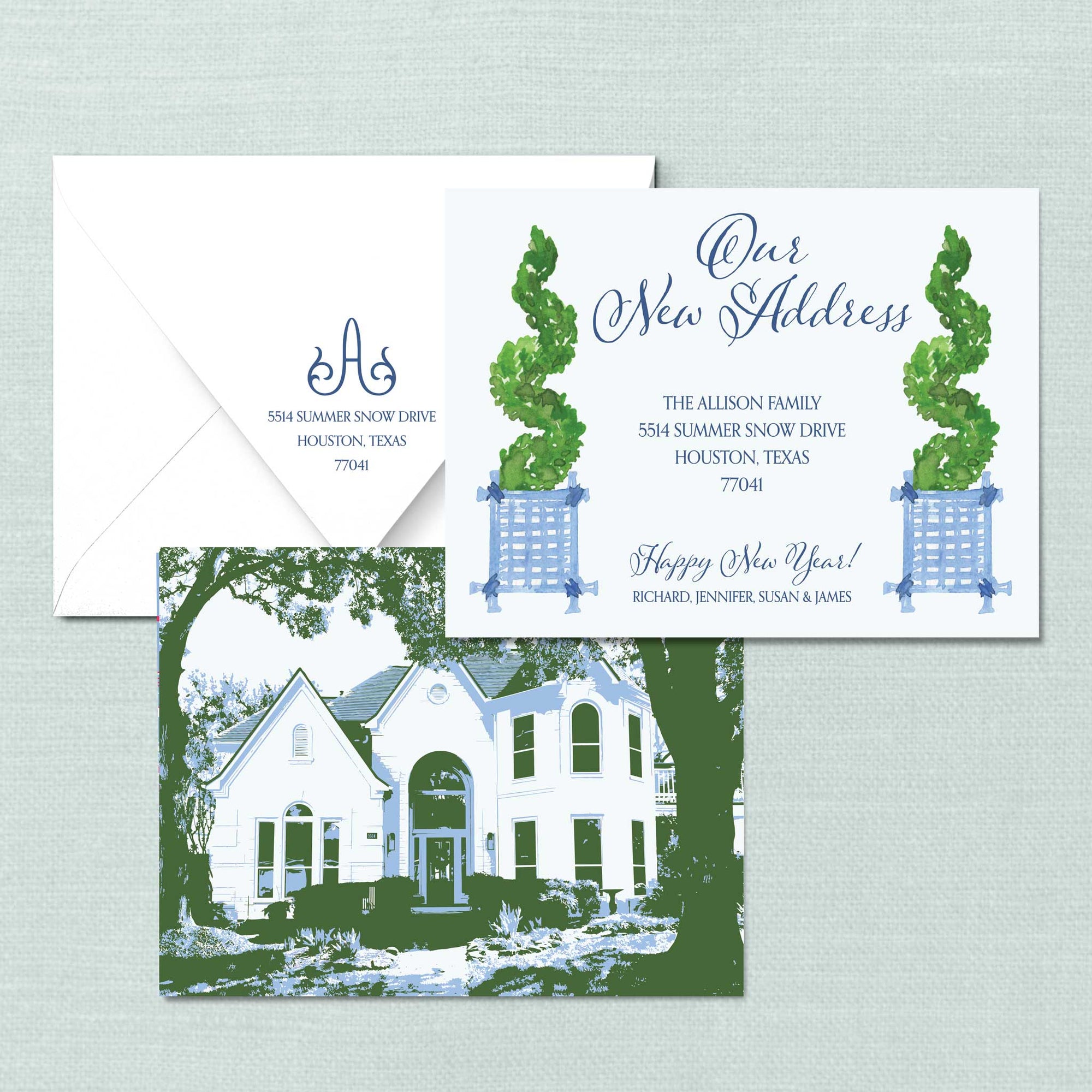 Custom House Notecards made from Photo