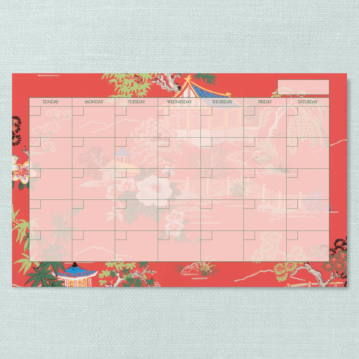 The Aimee Monthly Calendar Planner Notepad