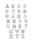 2027 Historical Wallpaper Calendar with Monogram - 3 sizes