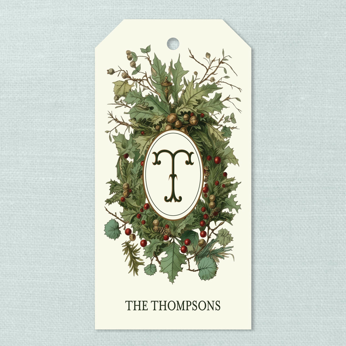 The Bough Holiday Personalized Hanging Gift Tag