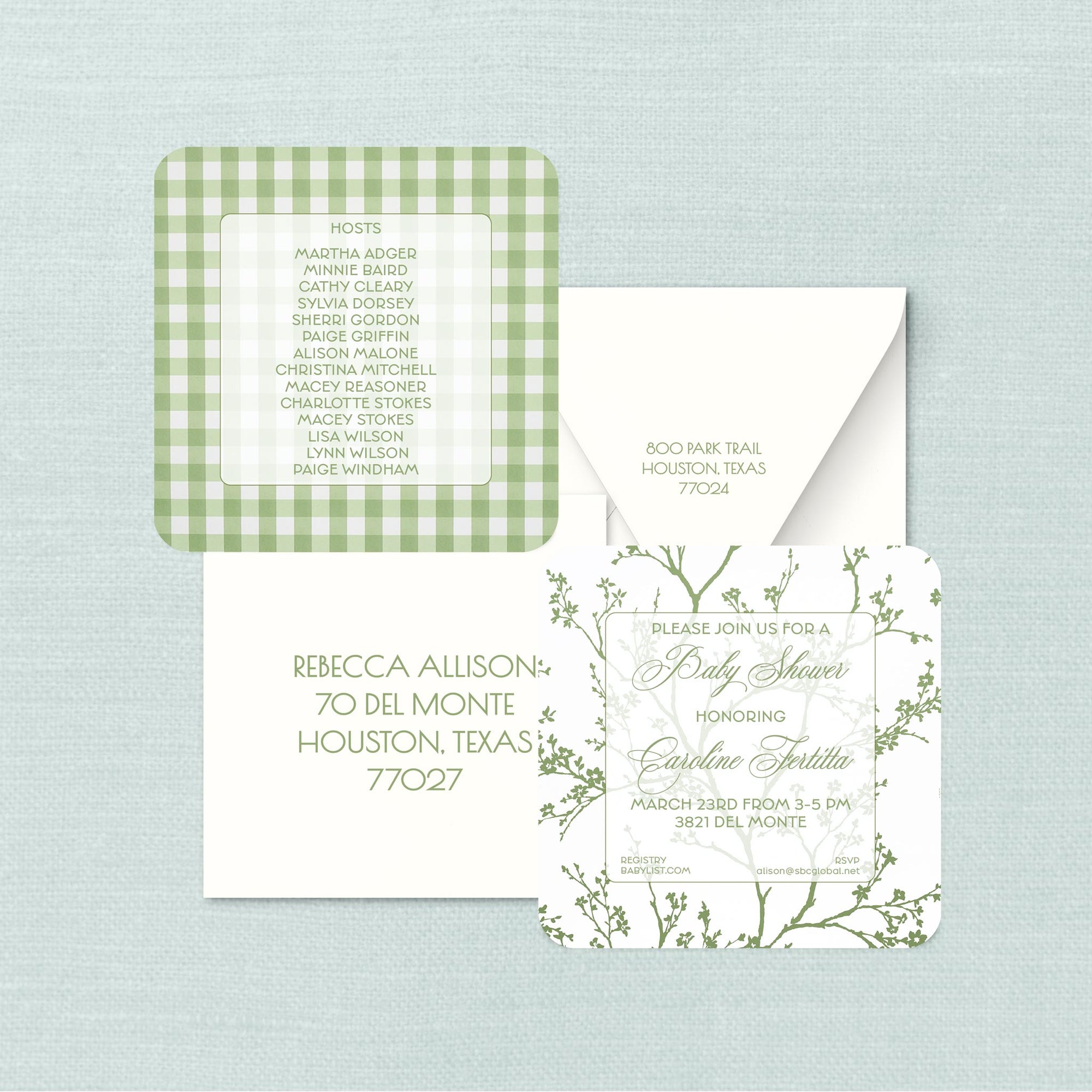Arboles Party &amp; Shower Invitation