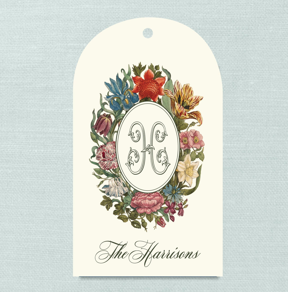 The Broadmoor Monogram Arch Hanging Gift Tag