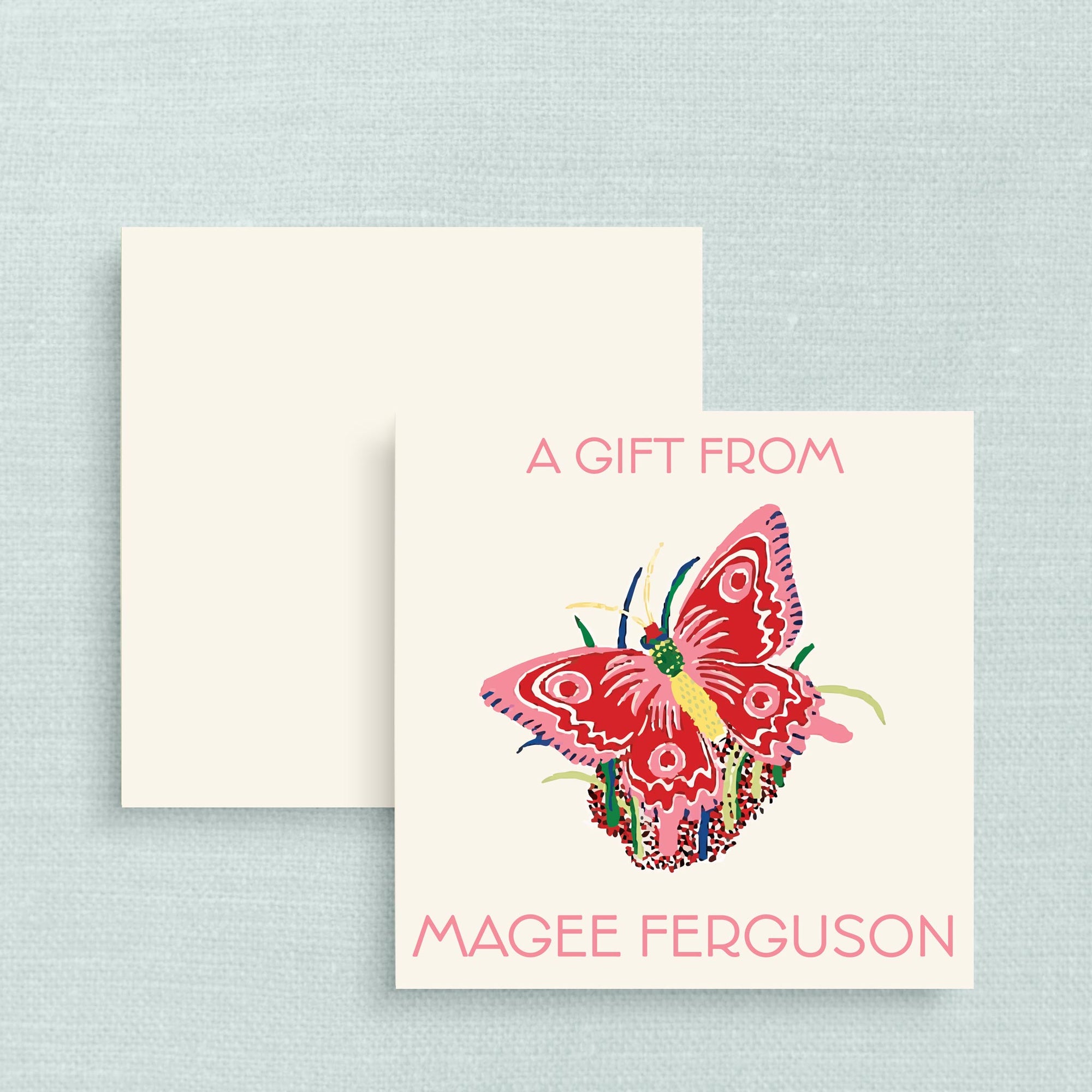 The Magee Butterfly Gift Tag