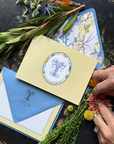 The Charleston Monogram Notecards with Lined Envelopes