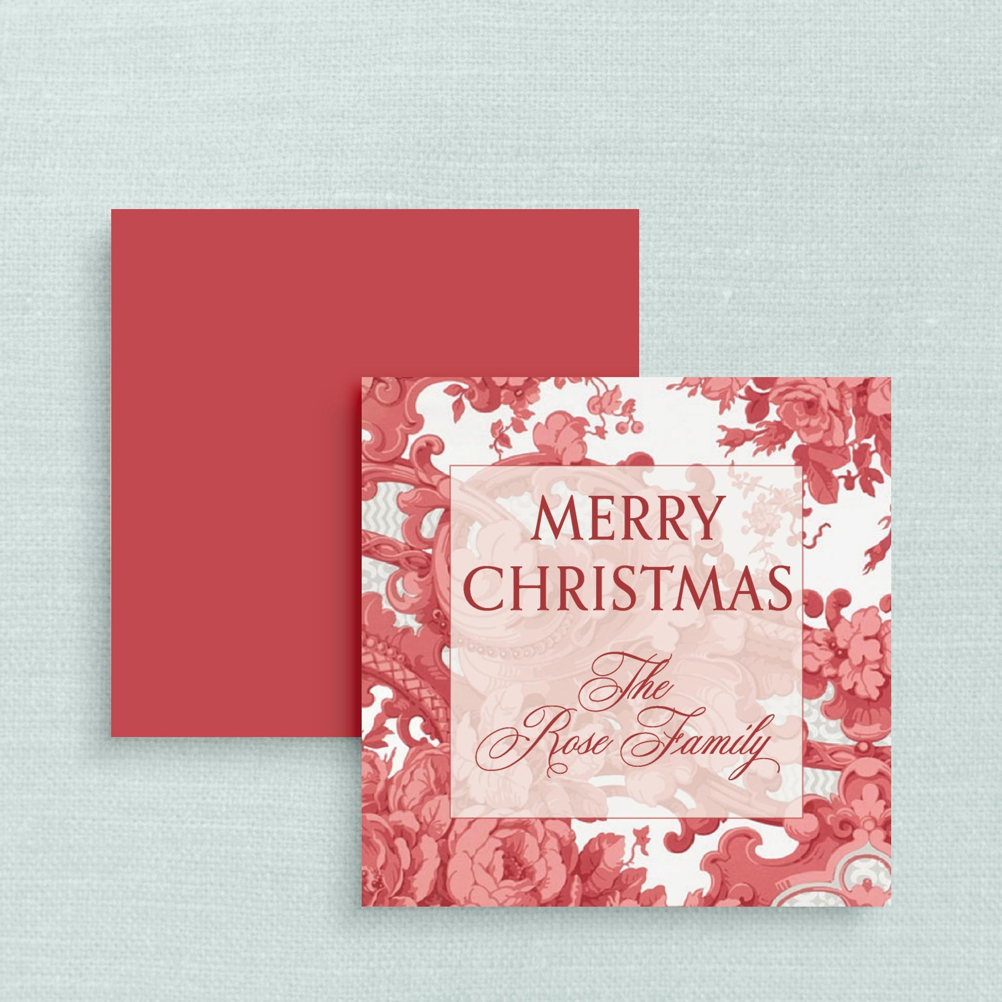 The Christmas Rose Personalized Gift Tag