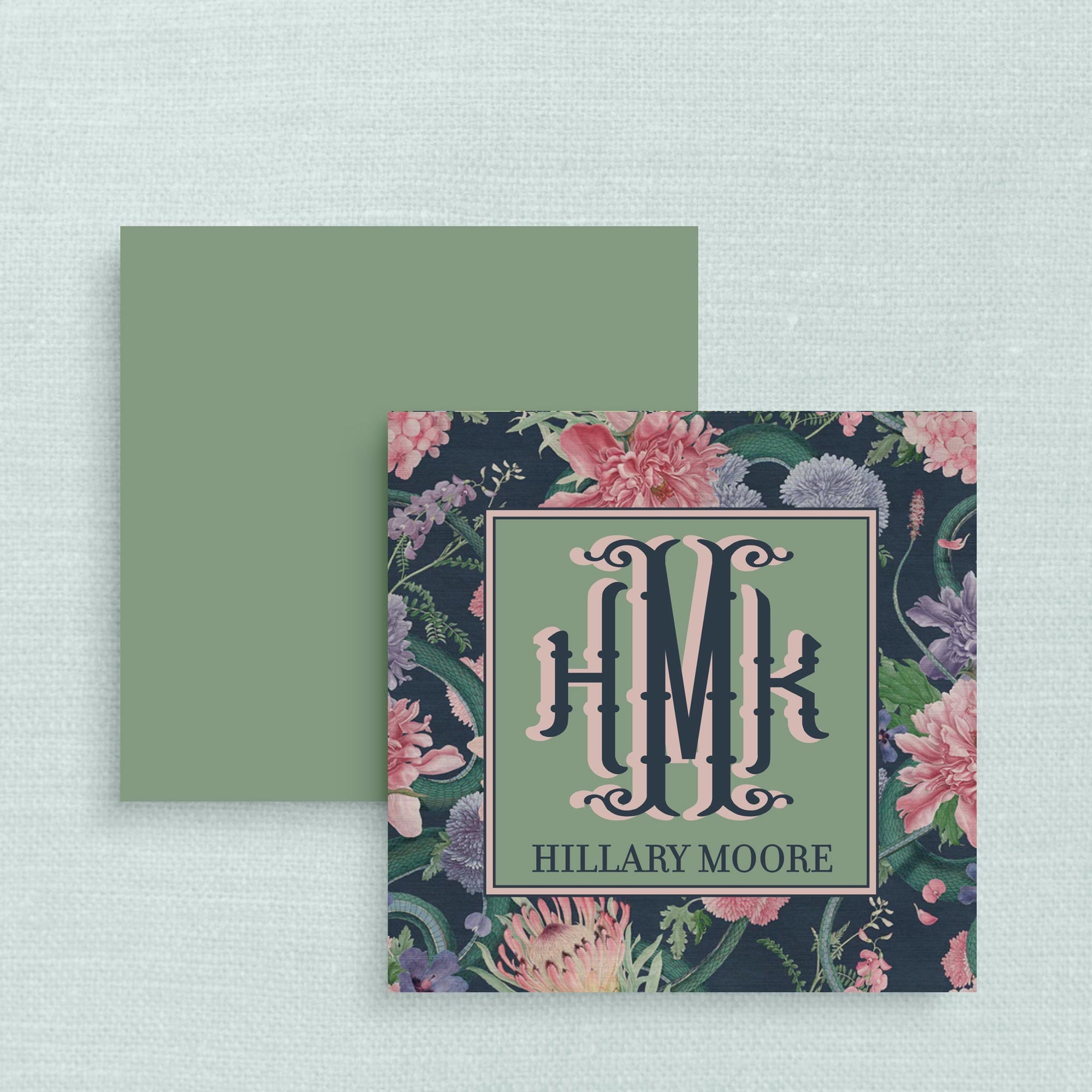The Clara Orchid Gift Tag