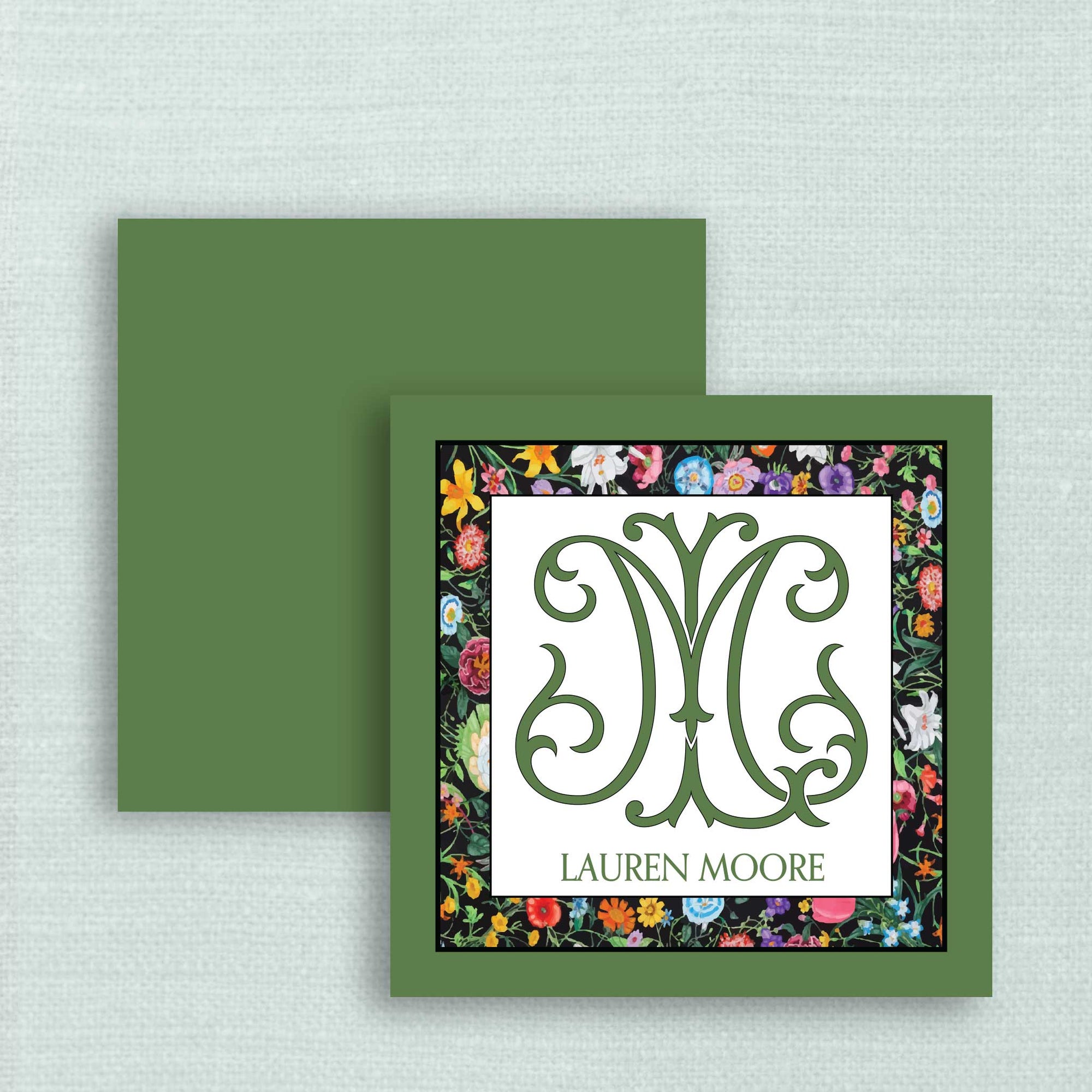 The Claudine Duogram Gift Tag