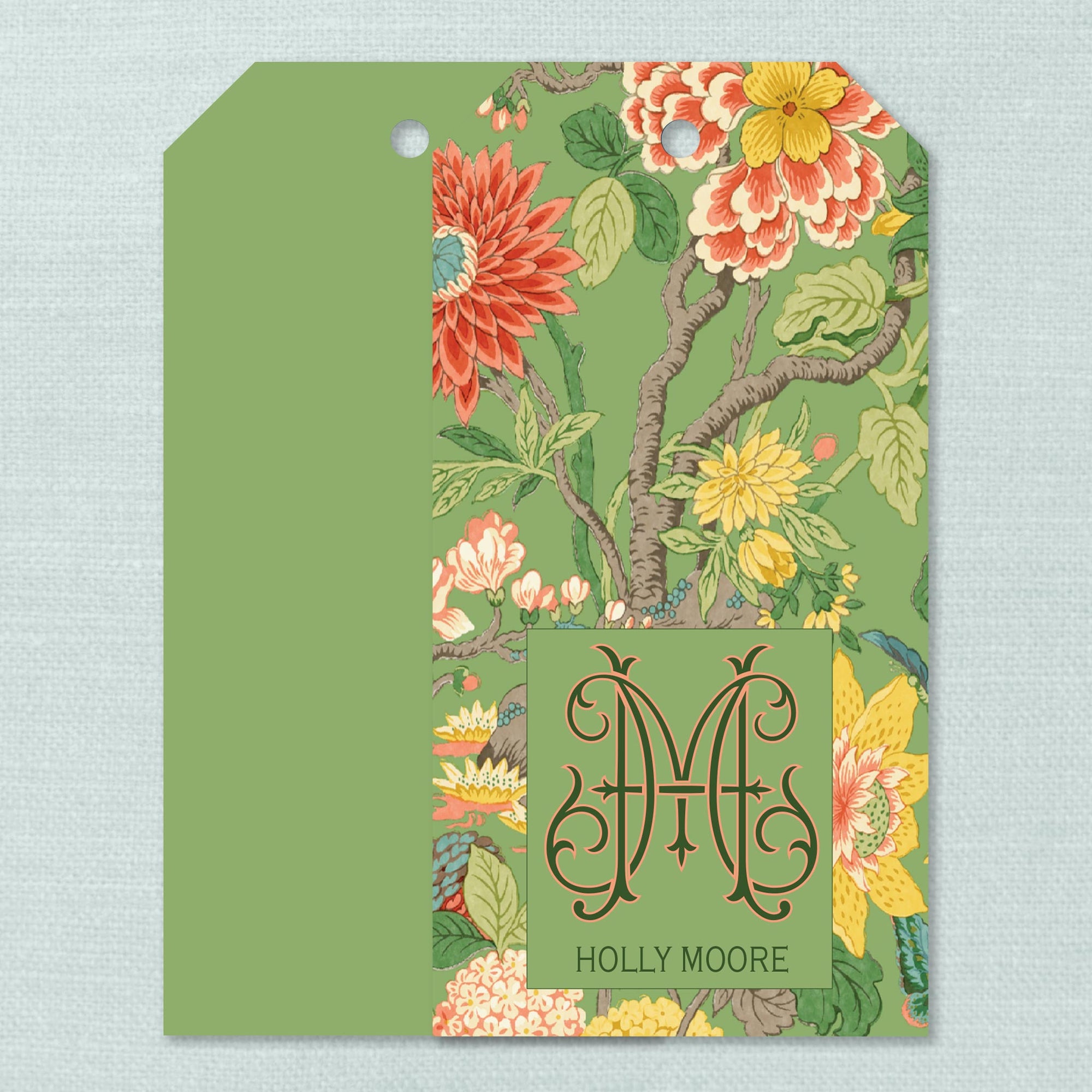 The Mindy Duogram Hanging Gift Tag