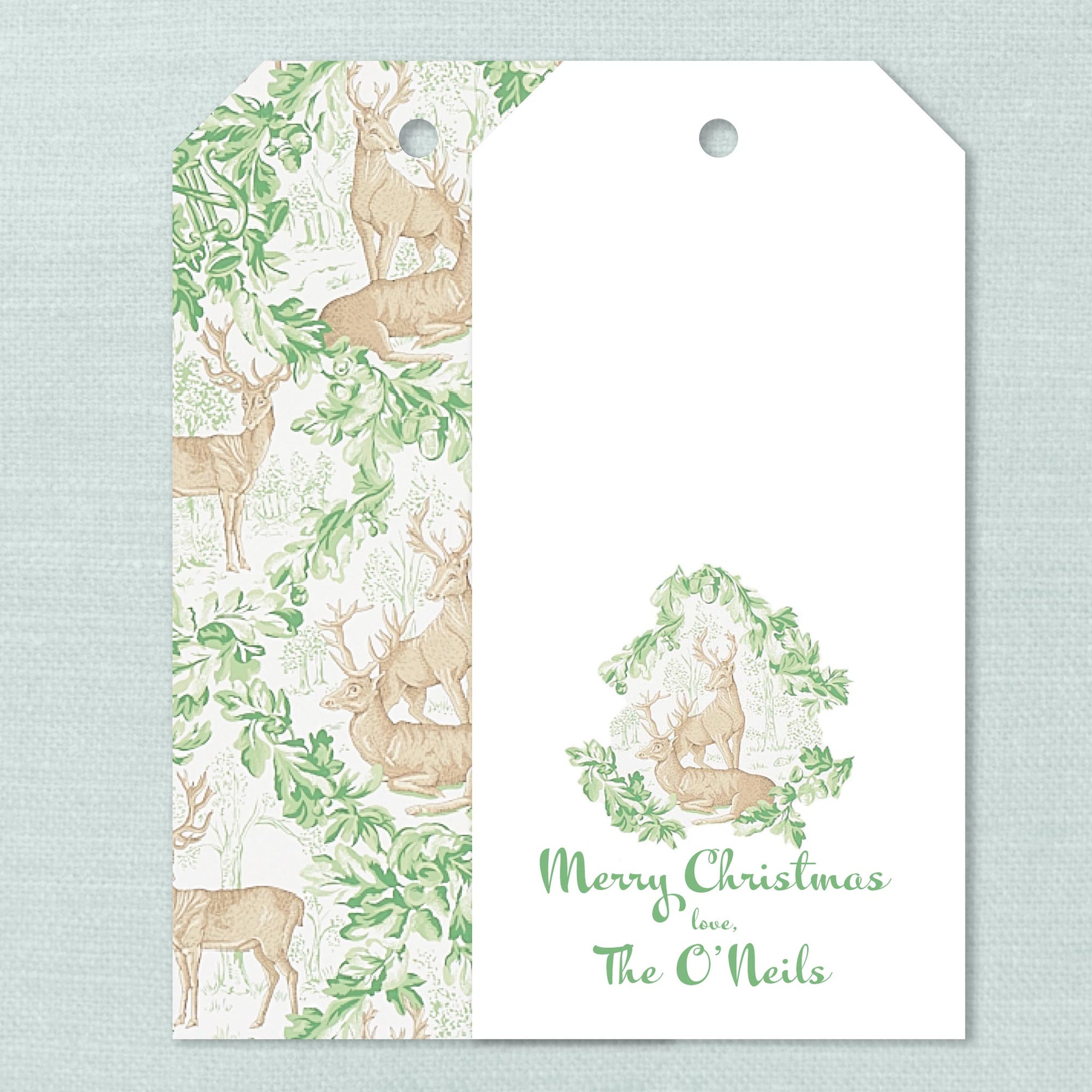 The Stag Hanging Gift Tag
