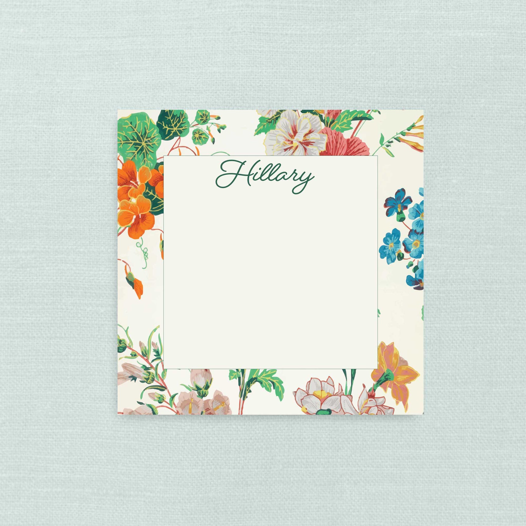 The Hillary Personalized Notepad