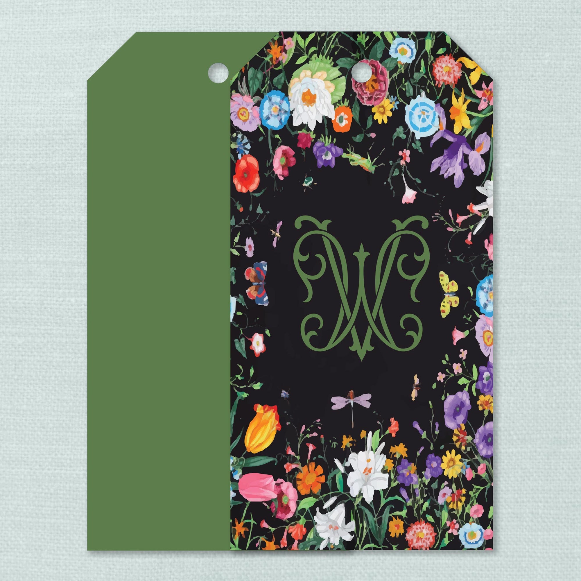 The Claudine Duogram Hanging Gift Tag