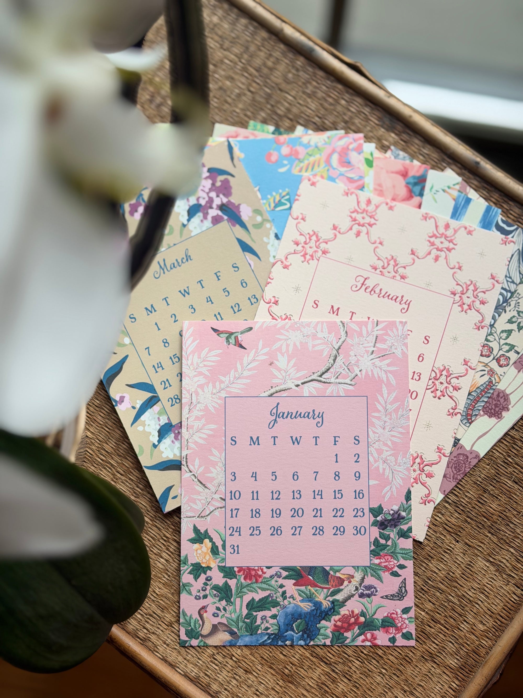 2027 Historical Wallpaper Calendar - 3 sizes