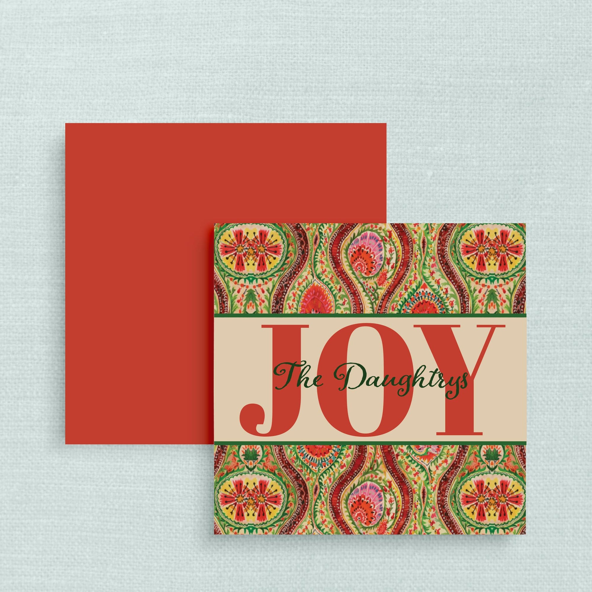 The Joy Paisley Personalized Gift Tag
