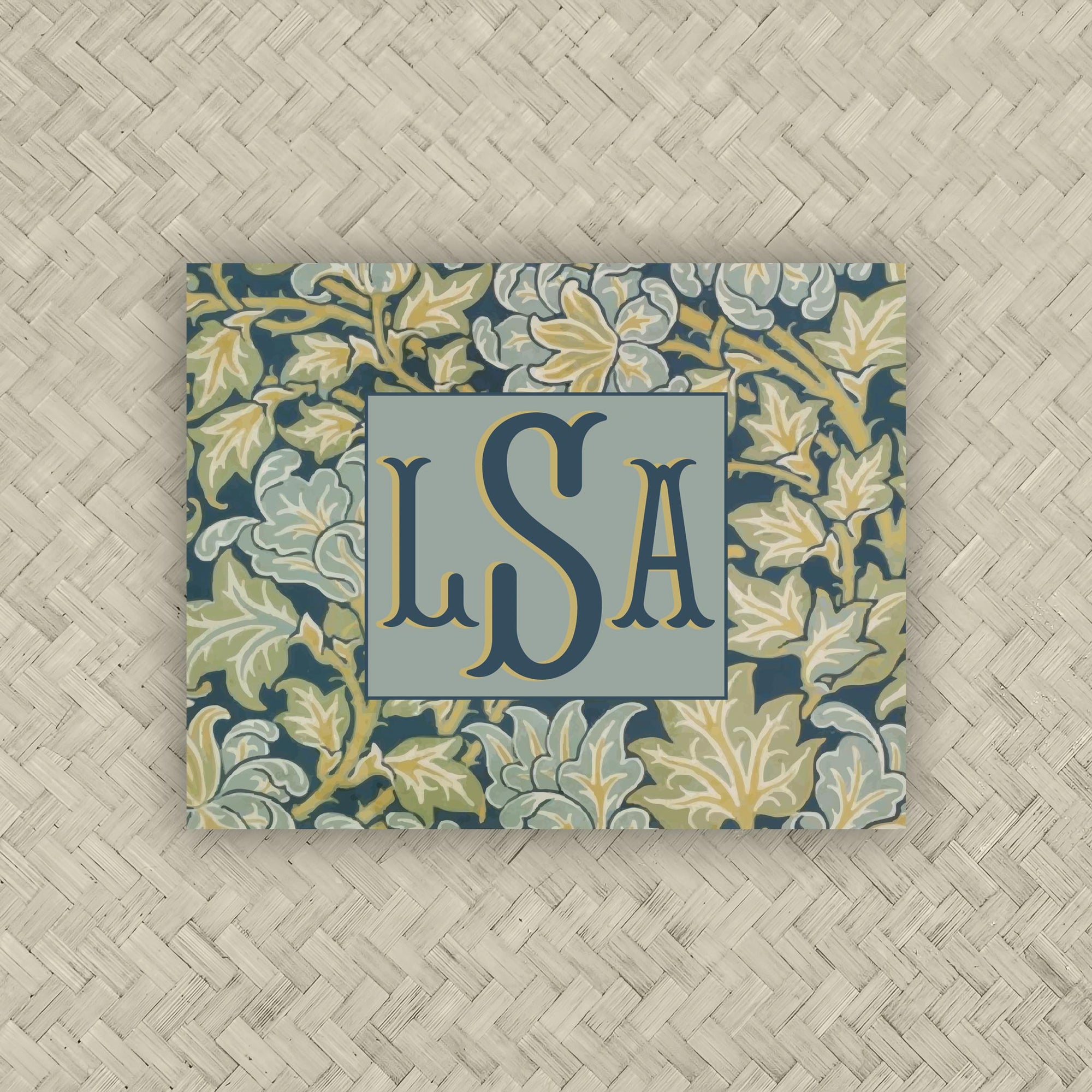 The Bethany Monogram Mahjong Card Sticker