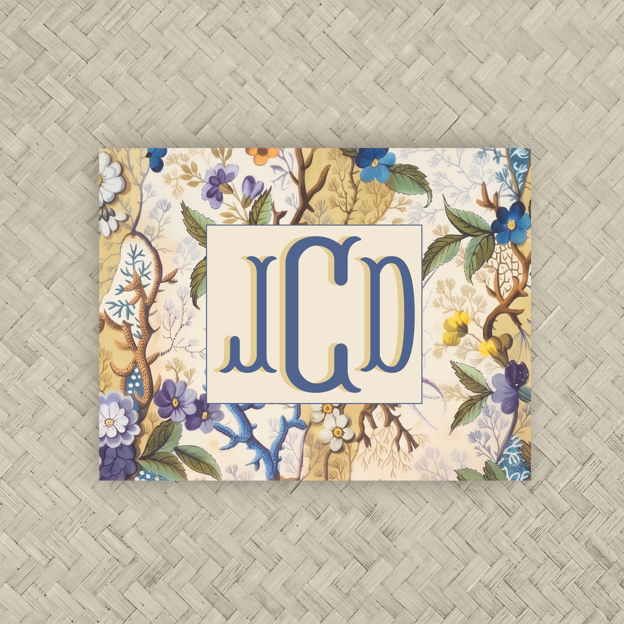 The Charleston Monogram Mahjong Card Sticker