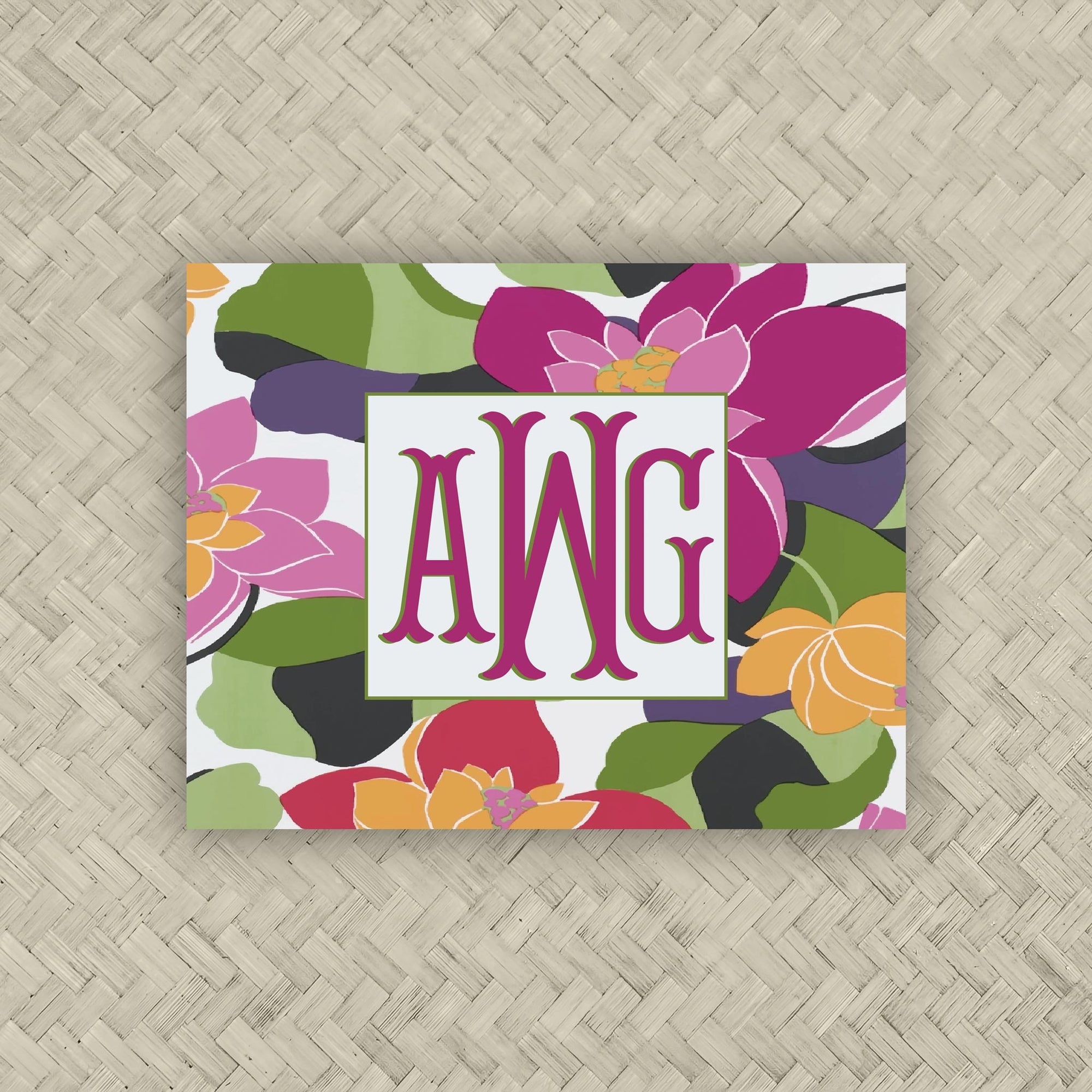 The Clara Monogram Mahjong Card Sticker