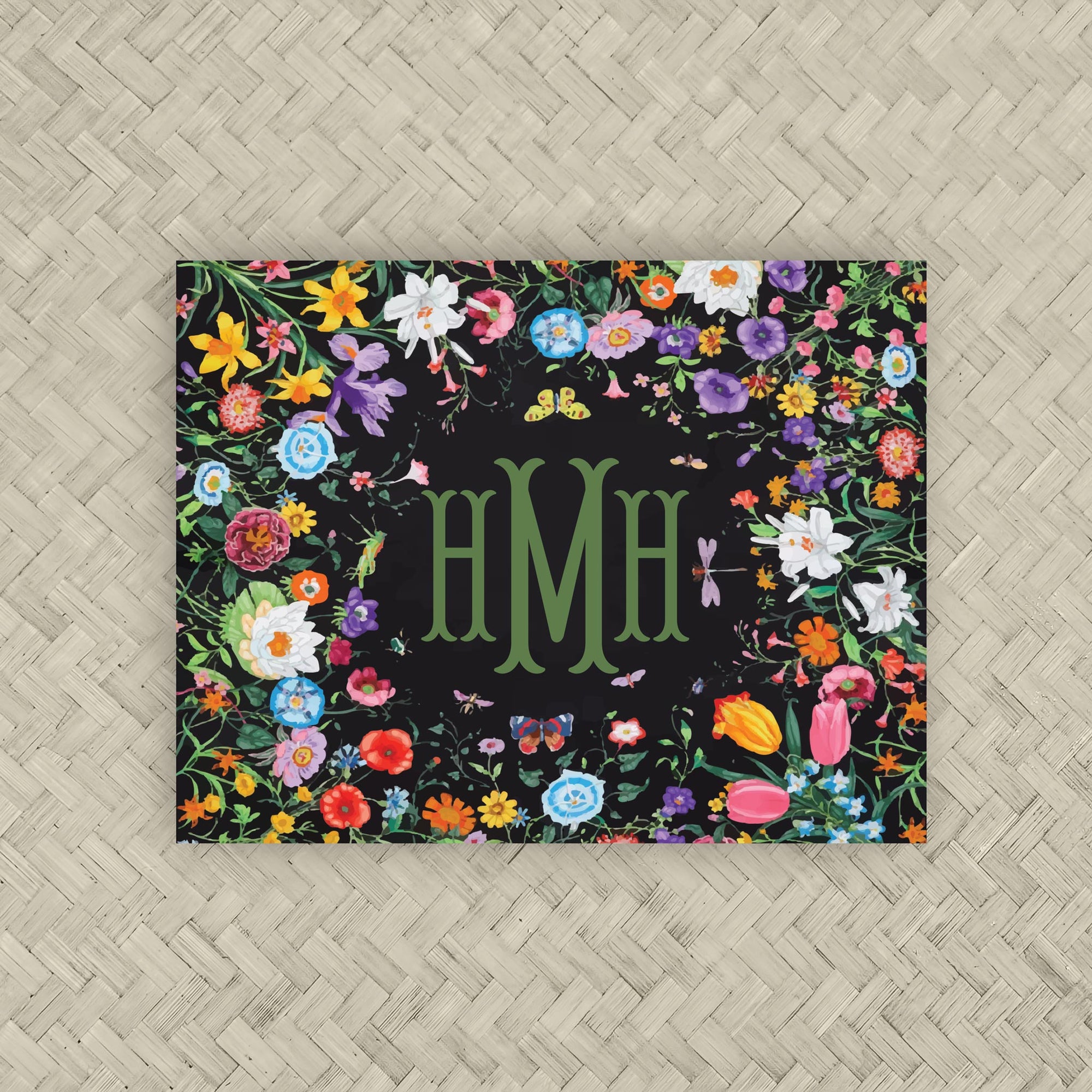 The Claudine Monogram Mahjong Card Sticker