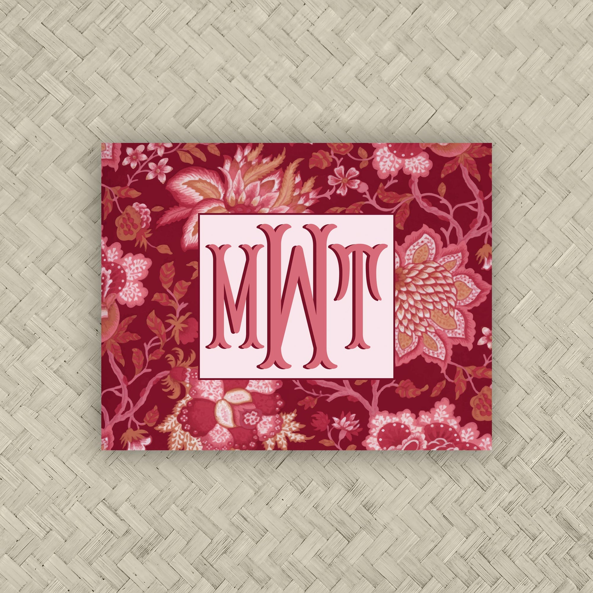 The Constance Monogram Mahjong Card Sticker